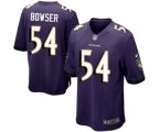 Baltimore Ravens #54 Tyus Bowser Game Purple Team Color Football Jersey