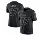 Los Angeles Chargers #97 Joey Bosa Black Reflective Limited Stitched Football Jersey