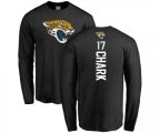 Jacksonville Jaguars #17 DJ Chark Black Backer Long Sleeve T-Shirt