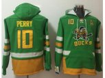 Anaheim Ducks #10 Corey Perry Green Name & Number Pullover NHL Hoodie