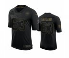 San Francisco 49ers #63 Ben Garland Black 2020 Salute To Service Limited Jersey