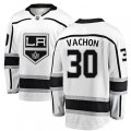 Los Angeles Kings #30 Rogie Vachon Authentic White Away Fanatics Branded Breakaway NHL Jersey