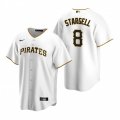 Nike Pittsburgh Pirates #8 Willie Stargell White Home Stitched Baseball Jersey