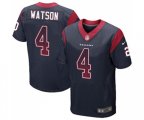 Houston Texans #4 Deshaun Watson Elite Navy Blue Home Drift Fashion Football Jersey
