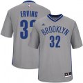Brooklyn Nets #32 Julius Erving Swingman Gray Alternate NBA Jersey
