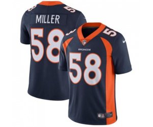 Denver Broncos #58 Von Miller Navy Blue Alternate Vapor Untouchable Limited Player Football Jersey