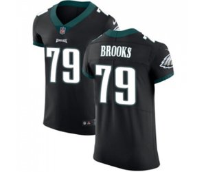 Philadelphia Eagles #79 Brandon Brooks Black Alternate Vapor Untouchable Elite Player Football Jersey