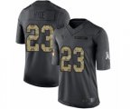 Houston Texans #23 Carlos Hyde Limited Black 2016 Salute to Service Football Jersey