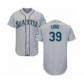 Seattle Mariners #39 Shed Long Grey Road Flex Base Authentic Collection Baseball Player Jersey