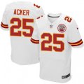 Kansas City Chiefs #25 Kenneth Acker White Vapor Untouchable Elite Player NFL Jersey