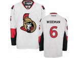 Ottawa Senators #6 Chris Wideman Authentic White Away NHL Jersey