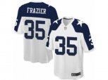 Dallas Cowboys #35 Kavon Frazier Game White Throwback Alternate NFL Jersey