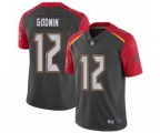 Tampa Bay Buccaneers #12 Chris Godwin Limited Gray Inverted Legend Football Jersey
