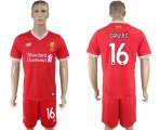 2017-18 Liverpool 16 GRUJIC Home Soccer Jersey