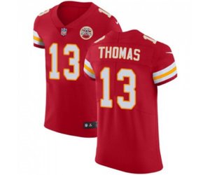 Kansas City Chiefs #13 De\'Anthony Thomas Red Team Color Vapor Untouchable Elite Player Football Jersey