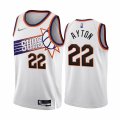 Phoenix Suns #22 Deandre Ayton 2022-23 White 75th Anniversary Association Edition Stitched Jersey