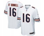 Chicago Bears #16 Pat O'Donnell Game White Football Jersey