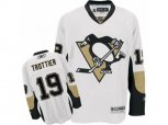 Pittsburgh Penguins #19 Bryan Trottier Authentic White Away NHL Jersey