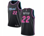 Miami Heat #22 Jimmy Butler Authentic Black Basketball Jersey - City Edition