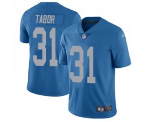Detroit Lions #31 Teez Tabor Blue Alternate Vapor Untouchable Limited Player Football Jersey