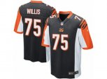 Cincinnati Bengals #75 Jordan Willis Game Black Team Color NFL Jersey