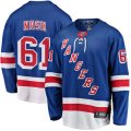 New York Rangers #61 Rick Nash Fanatics Branded Royal Blue Home Breakaway NHL Jersey