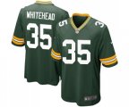 Green Bay Packers #35 Jermaine Whitehead Game Green Team Color Football Jersey