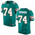 Miami Dolphins #74 Jermon Bushrod Elite Aqua Green Alternate NFL Jersey