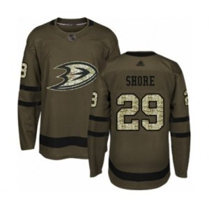 Anaheim Ducks #29 Devin Shore Authentic Green Salute to Service Hockey Jersey