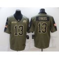 Tampa Bay Buccaneers #13 Mike Evans Nike Olive 2021 Salute To Service Limited Player Jersey