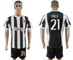 2017-18 Juventus FC 21 PIRLO Home Soccer Jersey