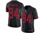 San Francisco 49ers #94 Solomon Thomas Limited Black Rush NFL Jersey