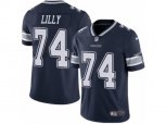 Dallas Cowboys #74 Bob Lilly Vapor Untouchable Limited Navy Blue Team Color NFL Jersey