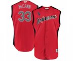 Chicago White Sox #33 James McCann Authentic Red American League 2019 Baseball All-Star Jersey