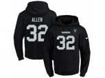 Oakland Raiders #32 Marcus Allen Black Name & Number Pullover NFL Hoodie