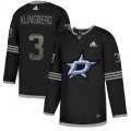 Dallas Stars #3 John Klingberg Black Authentic Classic Stitched NHL Jersey