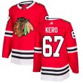 Chicago Blackhawks #67 Tanner Kero Premier Red Home NHL Jersey