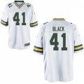 Green Bay Packers #41 Henry Black Nike White Vapor Limited Player Jersey