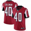 Atlanta Falcons #40 Derrick Coleman Red Team Color Vapor Untouchable Limited Player NFL Jersey