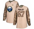 Adidas Buffalo Sabres #67 Benoit Pouliot Authentic Camo Veterans Day Practice NHL Jersey