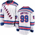 New York Rangers #99 Wayne Gretzky Fanatics Branded White Away Breakaway NHL Jersey