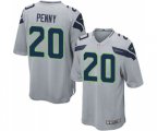 Seattle Seahawks #20 Rashaad Penny Game Grey Alternate Football Jersey