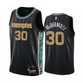 Nike Grizzlies #30 Sean Mcdermott Black NBA Swingman 2020-21 City Edition Jersey