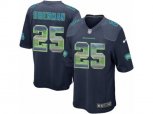 Seattle Seahawks #25 Richard Sherman Limited Navy Blue Strobe NFL Jersey