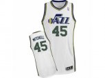 Utah Jazz #45 Donovan Mitchell Swingman White Home NBA Jersey