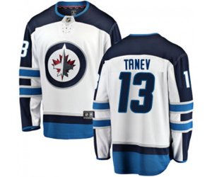Winnipeg Jets #13 Brandon Tanev Fanatics Branded White Away Breakaway NHL Jersey