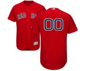 Boston Red Sox Customized Red Alternate Flex Base Authentic Collection Baseball Jersey