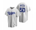 Los Angeles Dodgers Mookie Betts Nike White Cooperstown Collection Home Jersey