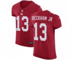 New York Giants #13 Odell Beckham Jr Red Alternate Vapor Untouchable Elite Player Football Jersey