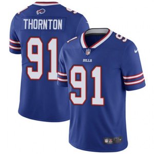 Buffalo Bills #91 Cedric Thornton Royal Blue Team Color Vapor Untouchable Limited Player NFL Jersey